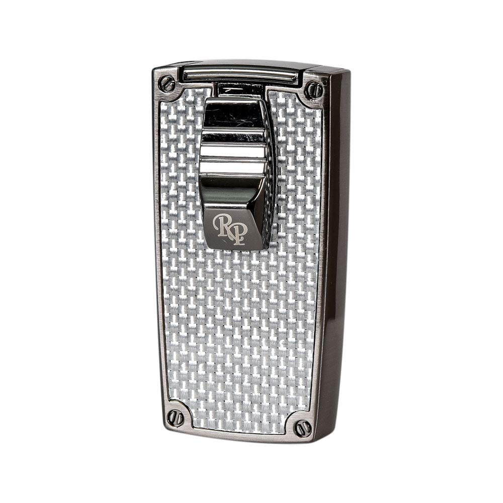 Rocky Patel Nero Lighter and Viper Cutter Cigar Set - Solver Gunmetal and Red