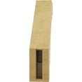 thumbnail image 4 of Ekena Millwork 3"W x 14"D x 14"H Merced Rough Cedar Woodgrain TimberThane Knee Brace, Primed, 4 of 6