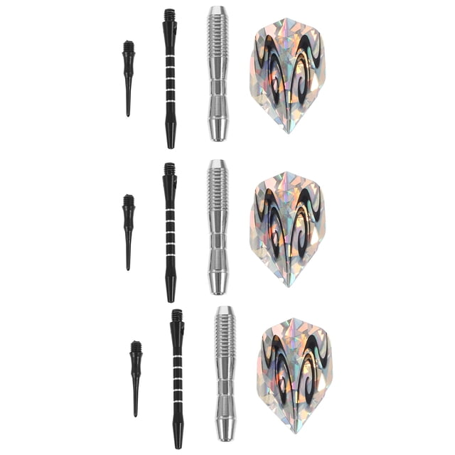 BRIGHTFUFU 1set Safe Soft Tip With Tips And Rods Accessories For Playthings And Dartboard Fun For Family Games