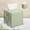 Mint Green, variant on 2Pcs Tissue Box Cover, Square PU Leather Tissue Holder, Decorative Facial Tissue Cube Paper Organizer Dispenser for Bathroom, Night Stands, Desk, 5X5X5inch