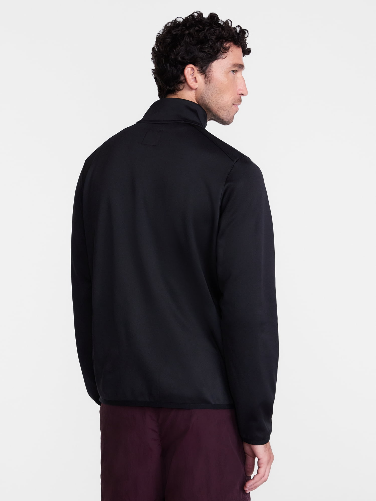 Ozark Trail Men's Half Zip Pullover with Long Sleeves, Sizes S-3XL