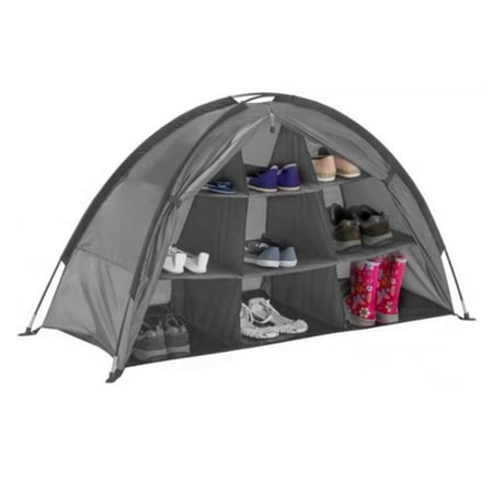 

Camping Shoes Storage Organizer Tent 9 Shelf Collapsible Rv Clothes Organizer