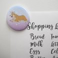 thumbnail image 2 of Unicorg Corgi Unicorn Kitchen Refrigerator Locker Button Magnet, 2 of 5