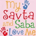thumbnail image 2 of CafePress - Savta And Saba Love Me Body Suit - Long Sleeve Cotton Baby Bodysuit, 2 of 4