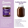 Soom Foods Chocolate Sesame DHF10 Spread 12oz (2 Pack) Made with 3