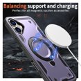 thumbnail image 2 of Allytechgroup for iPhone 16 Plus Case with 360° Rotable Kickstand,  [Include 1X Screen Protector] [Magnetic Car Mount Support] Military Grade Drop Protection Phone Cover for iPhone 16 Plus, Purple, 2 of 6