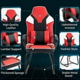 thumbnail image 5 of Desk Chair Without Wheels,Guest Chair Office Chair No Wheels Office Guest Chairs with Arms Room Chair Gaming Chair No Wheels (RED), 5 of 6