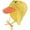 Yellow Duck, variant on Cuddle Club Infant Sun Hat UPF 50  UV Protection Hat Baby Summer Essentials, Flamingo Small