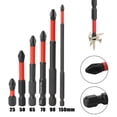 thumbnail image 1 of 6pcs 25-150mm Magnetic Non-Slip Batch Head PH2 Cross Screwdriver Set Hex Shank, 1 of 11
