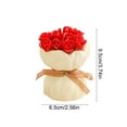 thumbnail image 3 of Conjunto de 12 Horquillos de Fruta Conjunto de Horquillos de Fruta en Forma de Rosa Del Día de San Valentín Horquillos de Postre Lindos Creativos 6.5x9.5cm Cerámica Roja para Uso Casero Adecuado para, 3 of 6