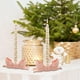 thumbnail image 5 of Candelabro de cerámica con forma de lazo, adornos navideños, candelabros de cerámica con forma de lazo, adornos únicos para el hogar, elegante soporte para velas aromáticas, decoraciones de Halloween,, 5 of 6
