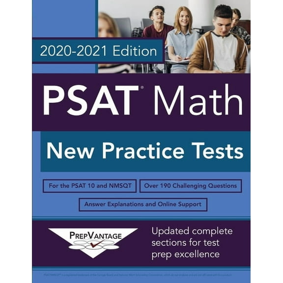 PSAT Math : New Practice Tests, 2020-2021 Edition (Paperback)