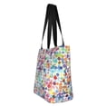 thumbnail image 2 of Bingfone Colorful Watercolor Dots Women Shoulder Tote Bags Casual Bag Ladies Shopping Handbag, 2 of 7