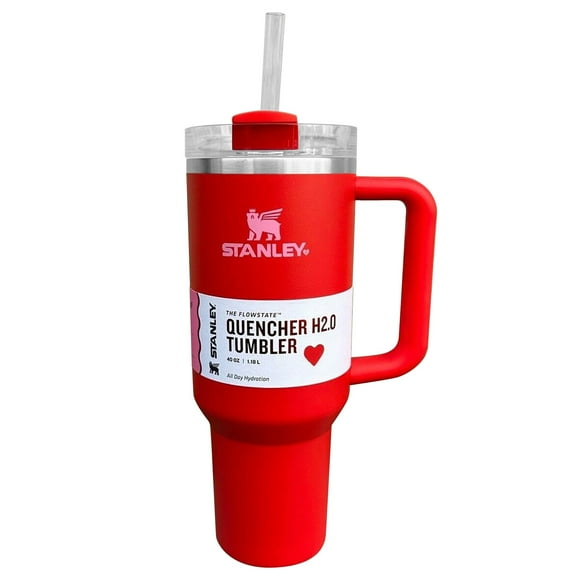 Stanley Quencher H2.0 Tumbler with Handle and Straw 40 oz | Flowstate 3-Position Lid | Cup Holder Compatible for Travel | Insulated Stainless Steel Cup | BPA-Free
