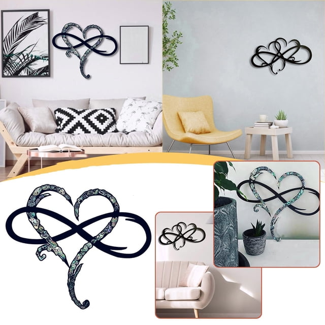 Harpily Home Decor Heart Wall Decoration Steel Wall Decor Metal Wall Personalized