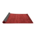 thumbnail image 2 of Ahgly Company Indoor Round Abstract Red Modern Area Rugs, 7' Round, 2 of 4