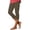 Khaki, variant on QHFBli Capri Leggings for Women 2026 Summer Casaul High Waisted Knee Length Stretchy Workout Yoga Cropped Capris Pants
