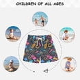 thumbnail image 6 of joogoo Boys Swim Trunks Abstract Modern Doodles Beach Board Shorts Drawstring Swimsuit 2T, 6 of 6
