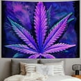 thumbnail image 2 of Autua Marijuana Leaf Tapestry Wall Hanging Graphic Tapestries Home Decor Art for Living Room Bedroom Dorm Farmhouse Apartment, Soft Lightweight Fabric, Various Sizes Available 50x40inch, 2 of 6