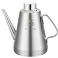 thumbnail image 4 of PAMINGONO 1Set Sauce Bottle Stainless Steel Cylindrical Home Users Silver 650ml, 4 of 8