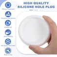 thumbnail image 3 of Uxcell 3 Pcs Tapón de Silicona en Forma de T, Diámetro 95 mm/3.74 Pulgadas, Tapón de Silicona Impermeable Reutilizable, Tapón Redondo de Sellado para Equipos de Tuberías, Blanco, 3 of 7
