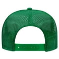 thumbnail image 3 of Couver 5 Panel High Crown Mesh Back Trucker Hat, Polyester Foam Front, Kelly, 12PCS Bulk Set Pack, 3 of 7