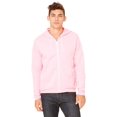 thumbnail image 1 of Branded Bella + Canvas Unisex Poly-Cotton Fleece Full-Zip Hoodie - NEON PINK - 2XL (Instant Saving 5% & more), 1 of 2