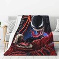 thumbnail image 1 of Manta polar Venom, súper suave y acogedora, ideal para hombres, mujeres, ancianos y niños. Características: súper suave, 101 x 76 cm., 1 of 8