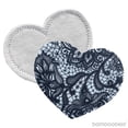 thumbnail image 2 of Bamboobies Nursing Pads for Breastfeeding, Reusable & Washable, 6 Pairs, Flirty Lace, 2 of 10