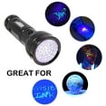 thumbnail image 5 of HQRP 390 nM 51 UV LED Ultraviolet Saliva / Sperm Identification Flashlight / Blacklight, 5 of 6