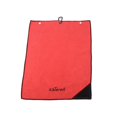 thumbnail image 1 of Golf Towel With Brush 40x60cm Portable Microfiber Fabric Waffle Pattern 6-Color Options Red, 1 of 6