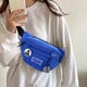 thumbnail image 4 of Bolsa de pecho / riñonera pequeña de nylon y poliéster ligera con correa ajustable | Bolsa transversal versátil para viaje, deportes y running | Multiusos para senderismo y ciclismo hombres y, 4 of 7