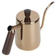 thumbnail image 4 of 700ml Portable en Acier Inoxydable Café Pot Long Bec Col de Cygne pour Plus Bouilloire Café Maison Or UseRose 700ml, 4 of 6