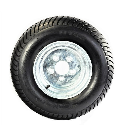 eCustomrim Trailer Tire On Rim 20.5X8-10 205/65-10 20.5X8.0-10 5 Lug E Wheel Galvanized