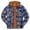 Navy, variant on Meichang Mens Flannel Shirts Plus Size Plaid Hoodies Fall Button Down Shirt Jacket Modern Fit Long Sleeve Coat Jacket