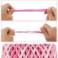 thumbnail image 3 of Valentine's Day Raffia Ribbon, 524 Feet Pink Paper Gift Ribbon for Gift Wrapping, Decorating, Crafts, DIY Projects, Festivals, Parties Pink White Rose 524 Feet, 3 of 7