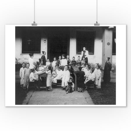 Chinese Girls School in Singapore Photograph (9x12 Art Print, Wall Decor Travel Poster)