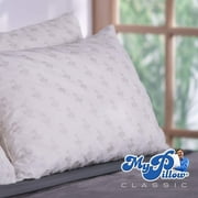 MyPillow Classic Series Foam Queen Size Bed Deep Sleep Pillow, White Medium Fill