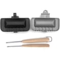thumbnail image 5 of 3X Hot Dog Toaster , Double-Sided Sandwich Baking Pan, Cheese Maker Sandwich Maker Flip Pan,Camping Frying Pan, 5 of 5