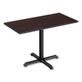 thumbnail image 6 of Alera ALETT4824CM 47.63 in. W x 23.63 in. D Rectangular Reversible Laminate Table Top - Medium Cherry/Mahogany, 6 of 6