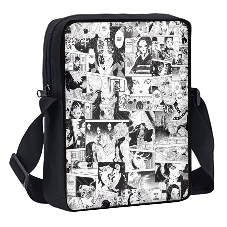 Men Women Shoulder Bags Anime Demon Slayer Messenger Bag Fashion