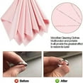 thumbnail image 5 of Durable Polishing Cloths, Bulk Pack, For Silver, Gold, Brass And Copper Jewellery, Polishing Cloths To Keep The Shine Of Your Jewellery, 50Pcs, Multicolor, Lint-Free, Scratch-Free(Pink*50,3.1x3.1"), 5 of 7