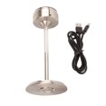 thumbnail image 1 of Lámpara de escritorio LED que ajusta el brillo iluminación de 360 grados carga rápida lámpara de mesa de aluminio plateada, 1 of 5