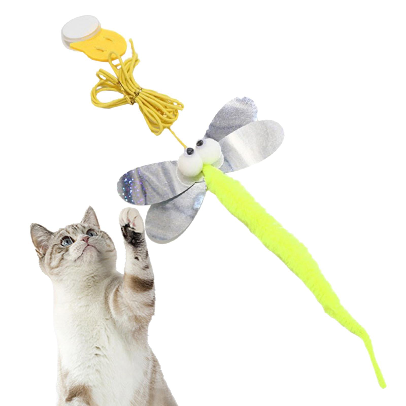 Cat Toys with Dragonfly Catcher Teaser Toys Training Funny Pet Cats ProductBLCA 