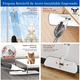 thumbnail image 4 of Trapeador Microfibra Giratorio 5 Repuestos 360° Malubero Blanco, 4 of 5
