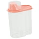 thumbnail image 1 of Caja de almacenamiento de alimentos de plástico de 2,5 l, contenedor hermético con tapas para verter, botellas de almacenamiento de cereales de Almacenamiento y organización del hogar Rosado 2.5L Billuyoard HA002828-06, 1 of 6
