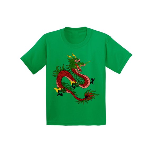 Boys Graphic Tees - Geek Dragon Shirt XS S M L XL