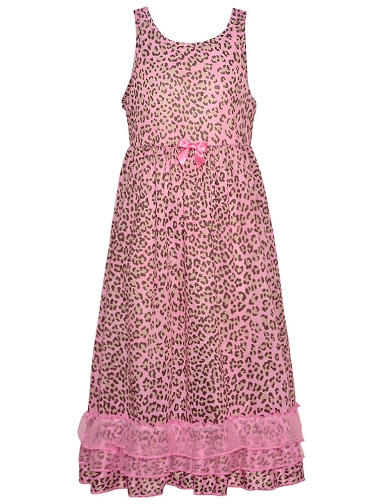 Laura Dare Little Girls in The Pink Sleeveless Nightgown