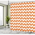 thumbnail image 5 of Ambesonne Autumn Shower Curtain, Holiday Seasonal Color, 69"Wx84"L, Orange and White, 5 of 5