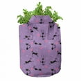 thumbnail image 3 of Cat Grow Bags 5-Pack, Funky Funny Romantic Hearts, Heavyduty Fabric Pots with Handles for Plants, 2 Sizes, Lavender Pink Black, by Ambesonne, 3 of 3